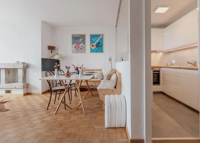 Apartment Cozy, Calme, Ski-in Et Ski-out Crans-Montana